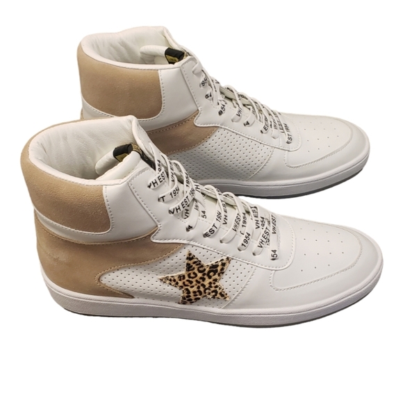 Vintage Havana Layup Hi Top Sneaker Tan Matt - Picture 6 of 7